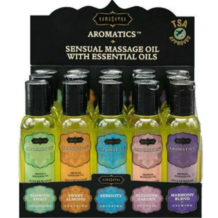 KAMA SUTRA Enhancers Aromatic Massage Oils Pre Pack 15Pc Display
