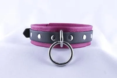Lady Lux Toys Vibrators Aslan Nicki Leather Collar in Pink
