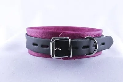 Lady Lux Toys Vibrators Aslan Nicki Leather Collar in Pink