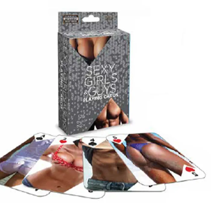 Little Genie Productions Vibrators Sexy Girl And Guy Playing Cards