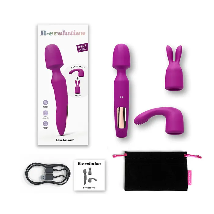 Love Tolove Revolution 3In1 Wandvibr Or Lovely Planet Usa Vibrators