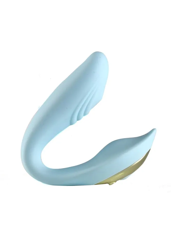 Maia Toys Vibrators Harmonie Teal Bendable Dual Vibrator W Remote Control