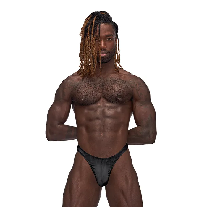 Male Power Male Sex Toys Mp Barely There Bong Thong Blk Lx