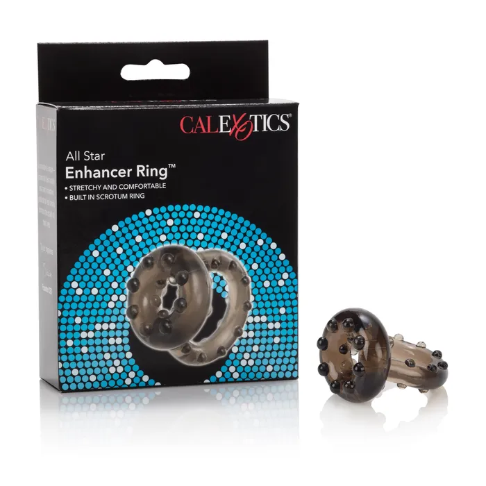 Male Sex Toys All Star Enhancer Ring Smoke CalExotics