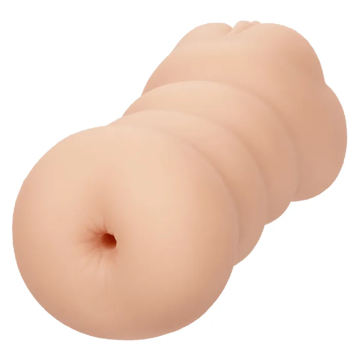 Male Sex Toys CalExotics Cheap Thrills The Three Way Pocket Pussy and Ass Vanilla
