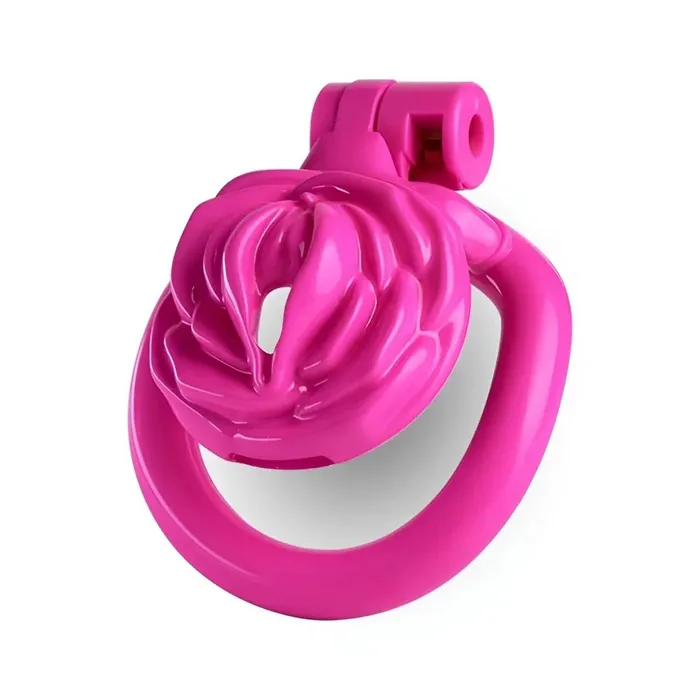 Male Sex Toys CHASTITY CAGE CO 3D Small Sissy Rose Chastity Cage