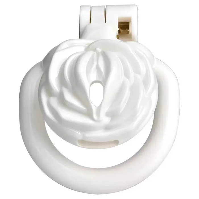 Male Sex Toys CHASTITY CAGE CO 3D Small Sissy Rose Chastity Cage