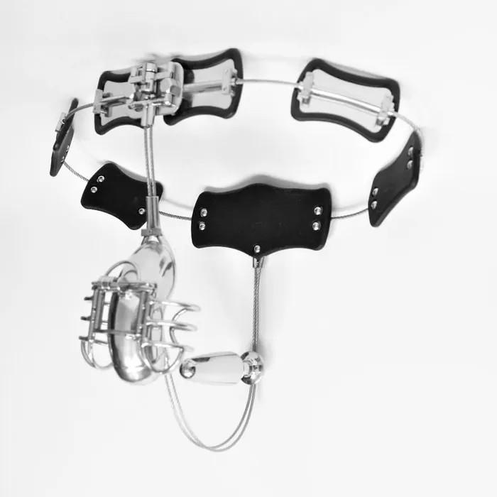 Male Sex Toys CHASTITY CAGE CO Male Underwear Chastity Belt with Anal Plug Male Sex Toys CHASTITY CAGE CO Male Underwear Chastity Belt with Anal Plug