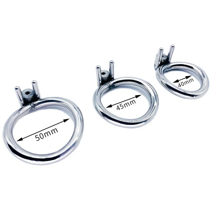 Male Sex Toys CHASTITY CAGE CO Permanent Micro Cobra Chastity Cage With Belt