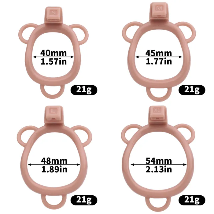 Male Sex Toys CHASTITY CAGE CO Pussy Chastity Cage With Wearable Butt Plug