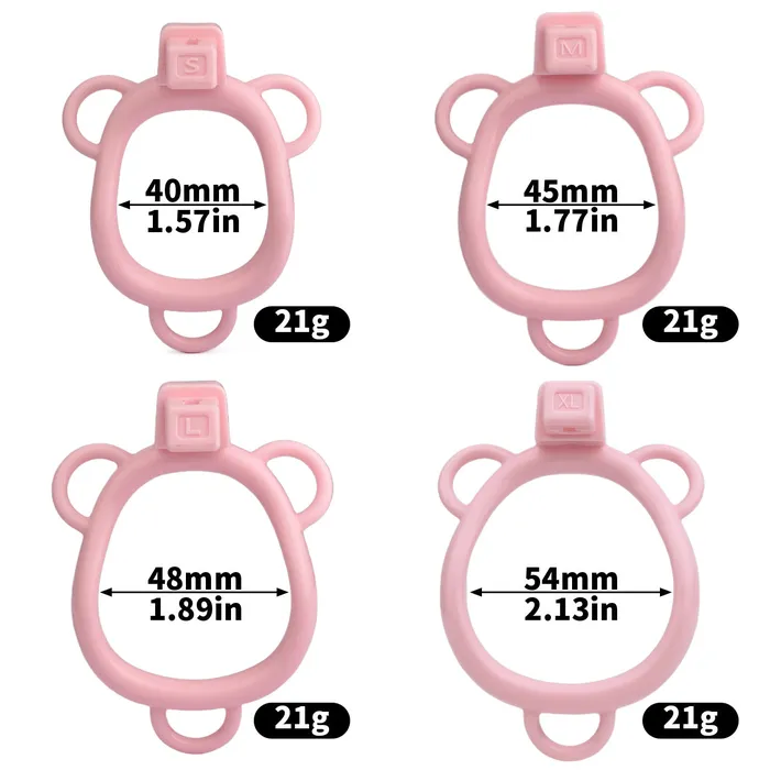 Male Sex Toys CHASTITY CAGE CO Pussy Chastity Cage With Wearable Butt Plug