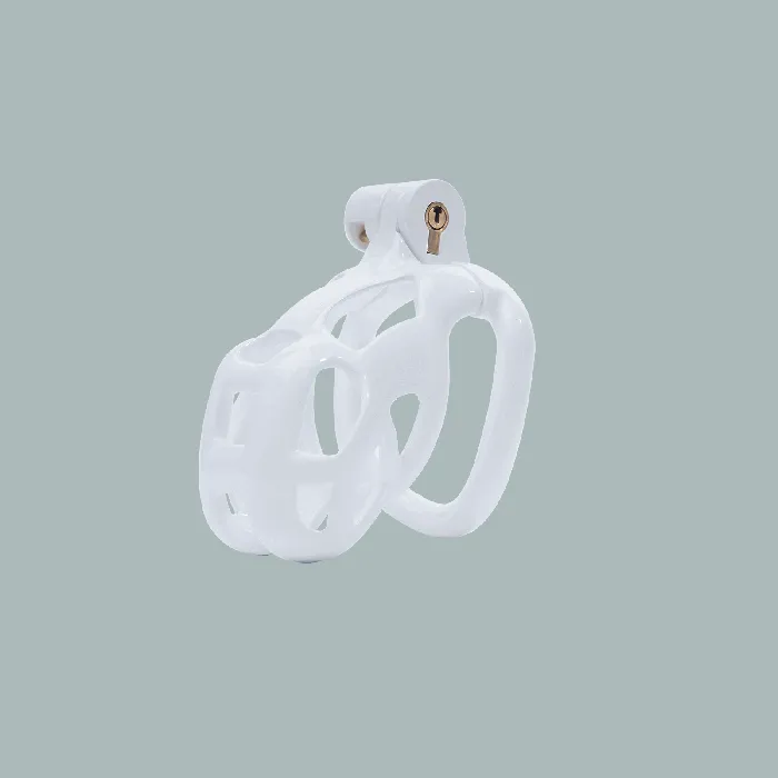 Male Sex Toys CHASTITY CAGE CO White Cobra Chastity Cage Kit 177 To 413 Inches Long