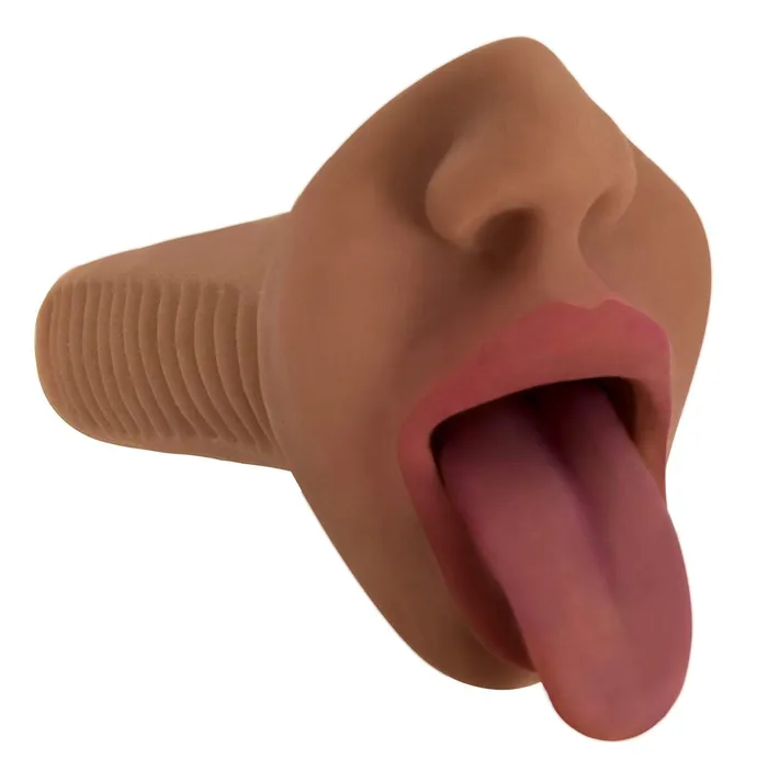 Male Sex Toys Curve Novelties Mistress Mercedes Mouth Stroker Chocolate