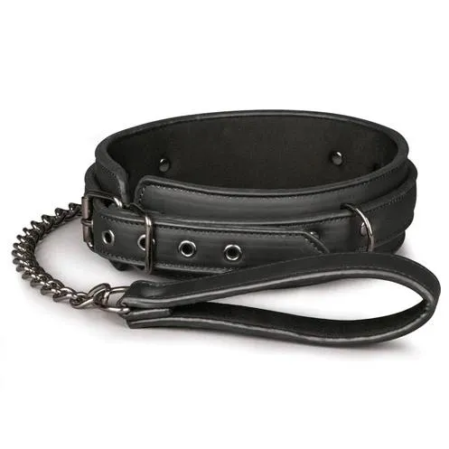 Male Sex Toys Faux Leather Collar and Lead Easy Toys