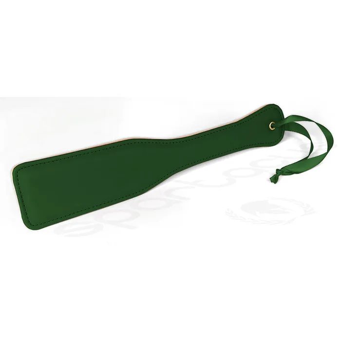 Male Sex Toys Green Pu Paddle With Reverse Plush Spartacus