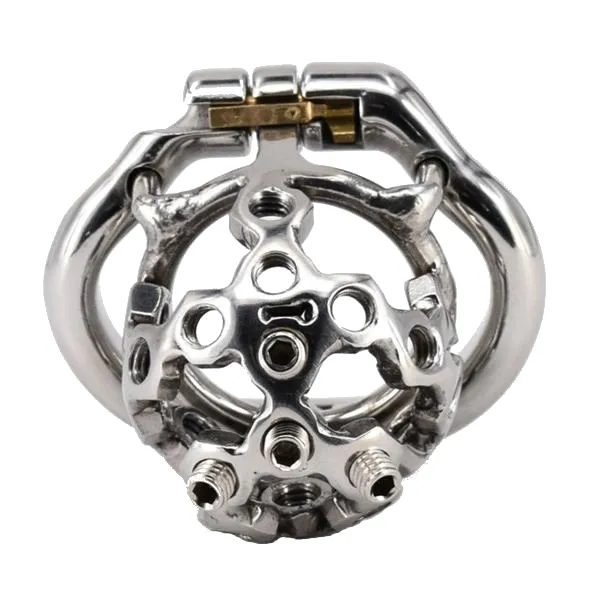 Male Sex Toys Nut Case Metal Chastity Device 201 inches long CHASTITY CAGE CO