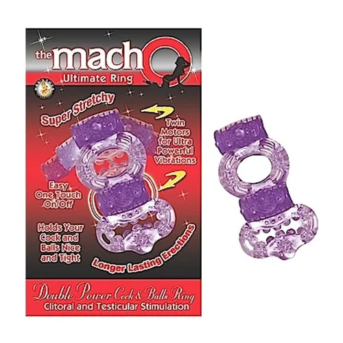 Male Sex Toys Personalcrave Macho Double Power C And Ball Ring