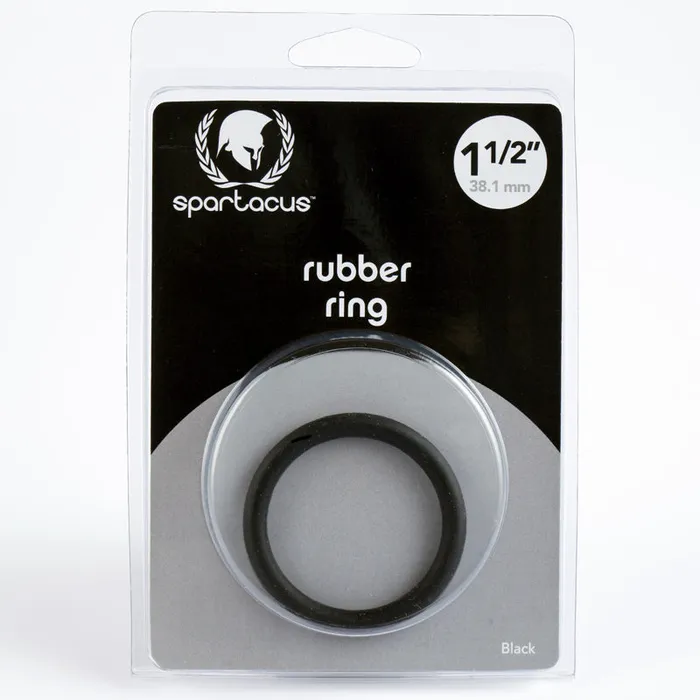 Male Sex Toys Spartacus Black Cock Ring 15In