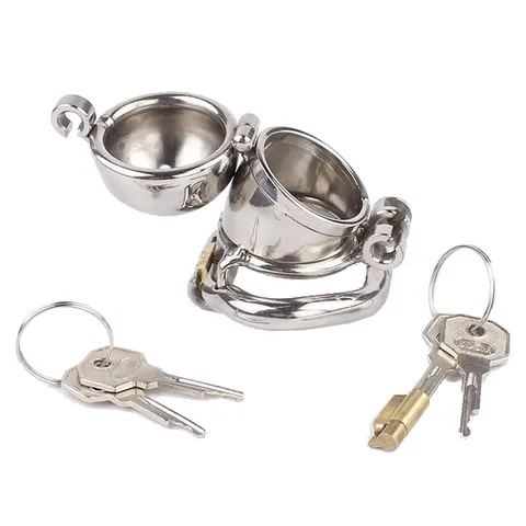 Metal Chastity Cage 255 inches Long CHASTITY CAGE CO Male Sex Toys