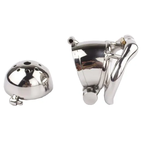 Metal Chastity Cage 255 inches Long CHASTITY CAGE CO Male Sex Toys