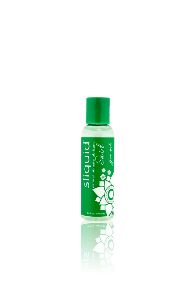 Naturals Swirl Green Apple 20 Fl Oz 59 Ml Sliquid Anal