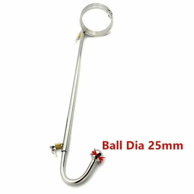 NonVibrating Butt Plugs Stainless Steel Collar Slave Posture Bar Anal Hook Bondage Bdsm Restraints Kit House of Dasein Anal