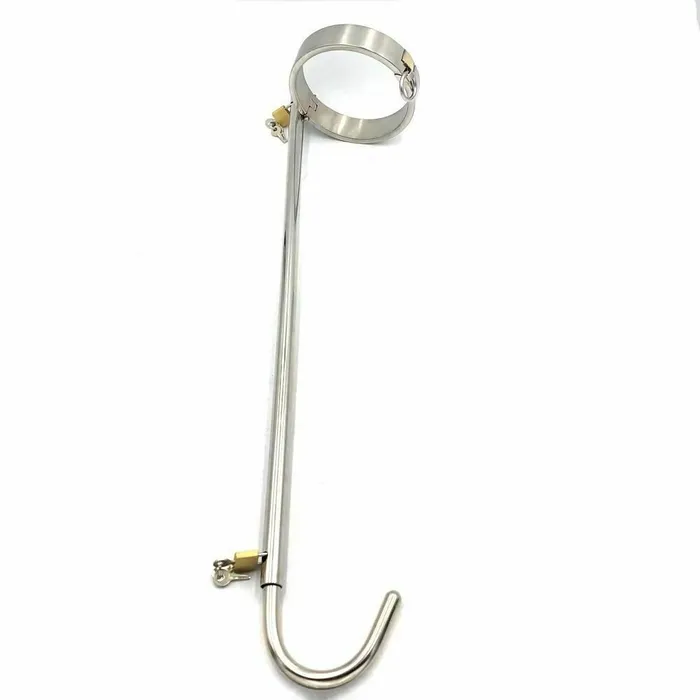 NonVibrating Butt Plugs Stainless Steel Collar Slave Posture Bar Anal Hook Bondage Bdsm Restraints Kit House of Dasein Anal