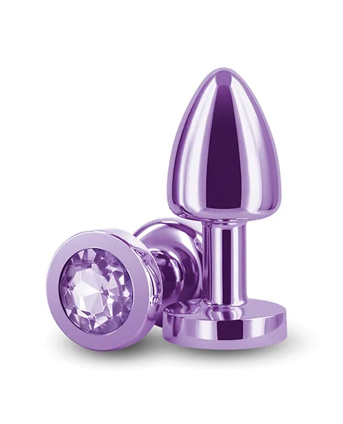 NSNovelties Anal Rear Assets Petite Metal Anal Plug Purple