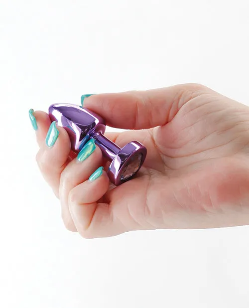 NSNovelties Anal Rear Assets Petite Metal Anal Plug Purple