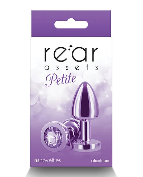 NSNovelties Anal Rear Assets Petite Metal Anal Plug Purple