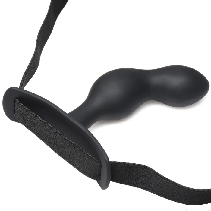 PSpot Plugger 28X Silicone Prostate Plug with Comfort Harness and Remote Control Master Series Male Sex Toys