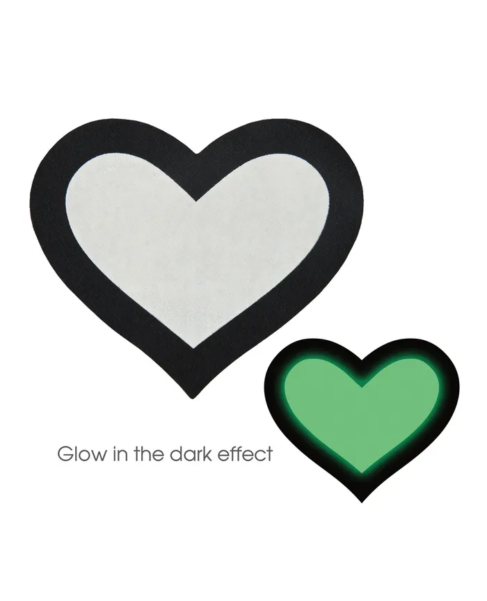 Peekaboo Glow in the Dark Hearts Pack of 2 Peekaboos Dildos Peekaboo Glow in the Dark Hearts Pack of 2 Peekaboos Dildos