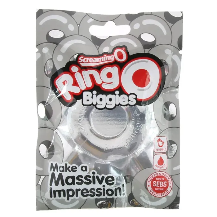 pink cherry Male Sex Toys Screaming O RingO Biggies Cock Ring in Clear pink cherry Male Sex Toys Screaming O RingO Biggies Cock Ring in Clear