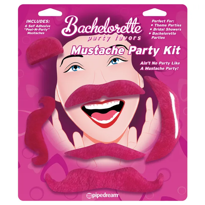 Pipedream Bp Mustache Party Kit Couples
