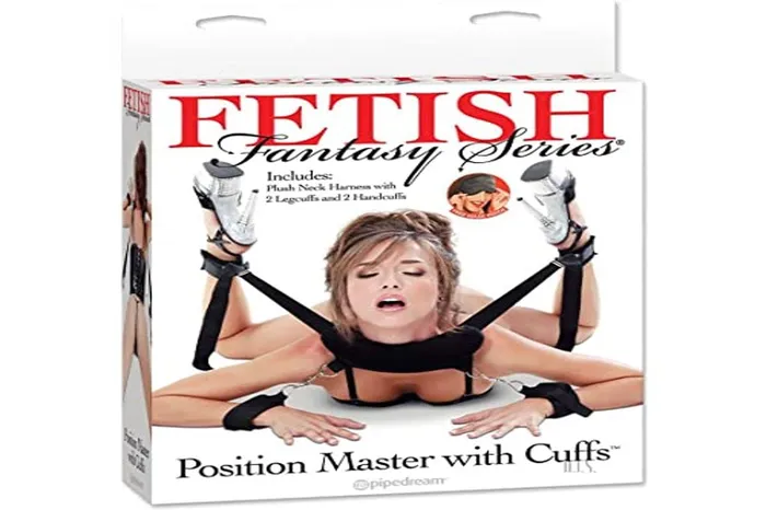 Pipedream Fetish Fantasy Series Position Master With Cuffs Black Pipedream Couples
