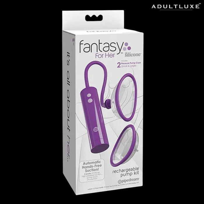 Pipedream Products Female Sex Toys Fantasy For Her Rechargeable Pleasure Pump Kit