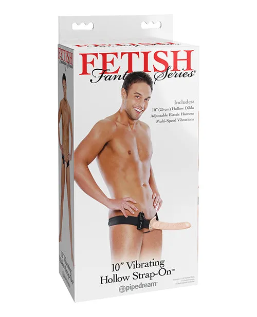Pipedream Products Female Sex Toys Fetish Fantasy Series 10 Vibrating Hollow Strap On