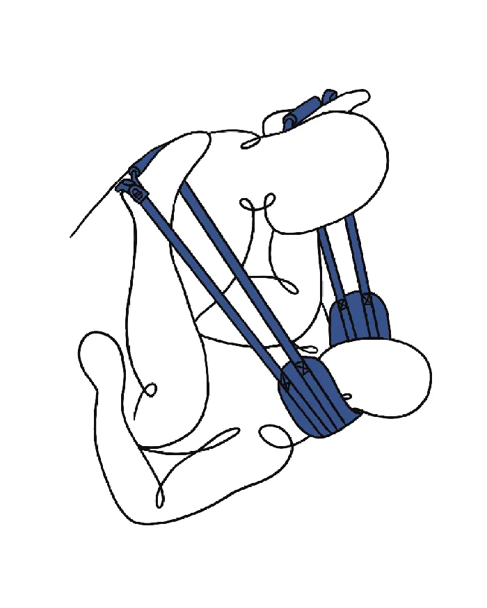 Pivot Deluxe Doggie Style Position Strap Black Sportsheets Anal