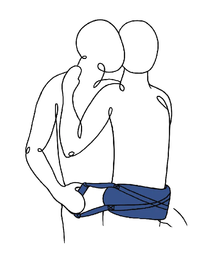 Pivot Deluxe Doggie Style Position Strap Black Sportsheets Anal