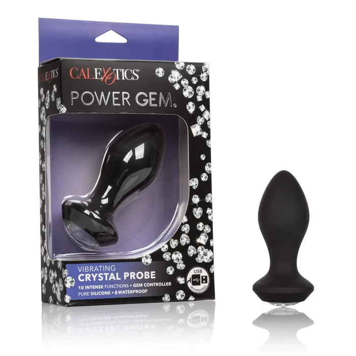 Power Gem Vibrating Crystal Probe CalExotics Male Sex Toys