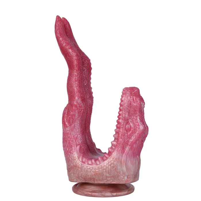 Realistic Dildos Dragon Tongue 22 Centimeter Silicone Double Dildos Women Sex Toys House of Dasein Female Sex Toys
