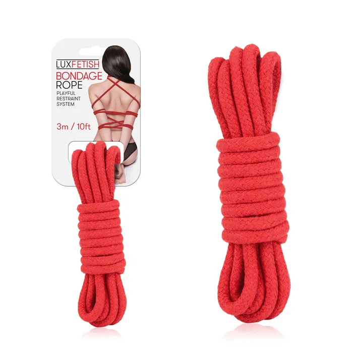 Restraints Sexy Bondage Rope 3M 10Ft Red Lux Fetish