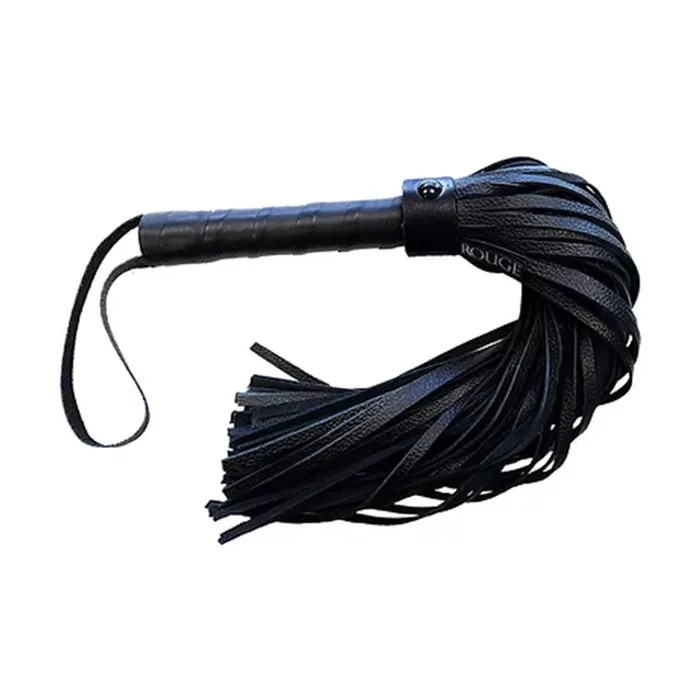 Rouge Group Ltd Anal Rouge Long Leather Flogger Black Wacces
