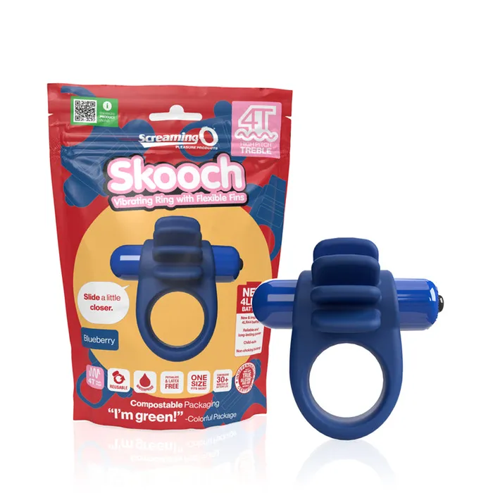 Screaming O Vibrators Screaming O 4T Skooch Blueberry