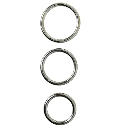 Seamless Metal O Ring 3 Pack 15 175quot 2quot quot Sportsheets Male Sex Toys