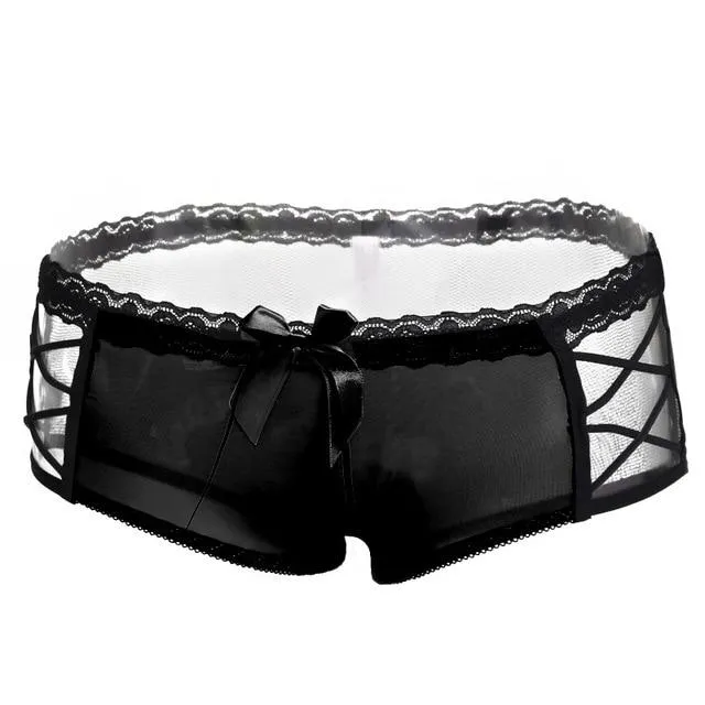 Sexy Lace Panties LowRise Underwear CHASTITY CAGE CO Couples