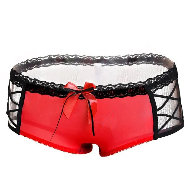Sexy Lace Panties LowRise Underwear CHASTITY CAGE CO Couples