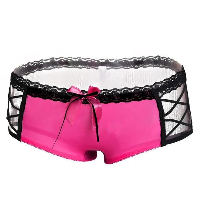 Sexy Lace Panties LowRise Underwear CHASTITY CAGE CO Couples