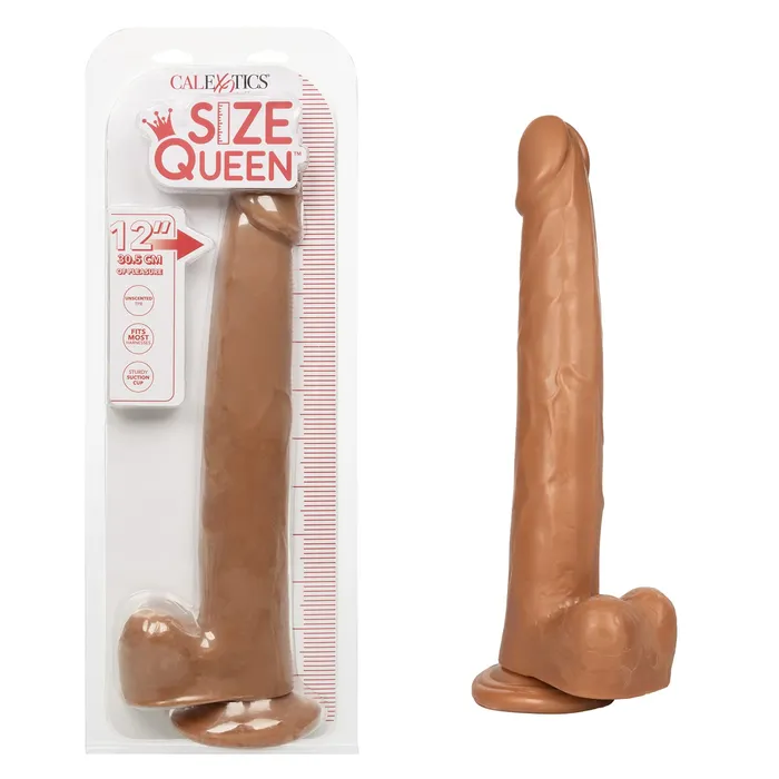 Size Queen 12In Brown CalExotics Male Sex Toys