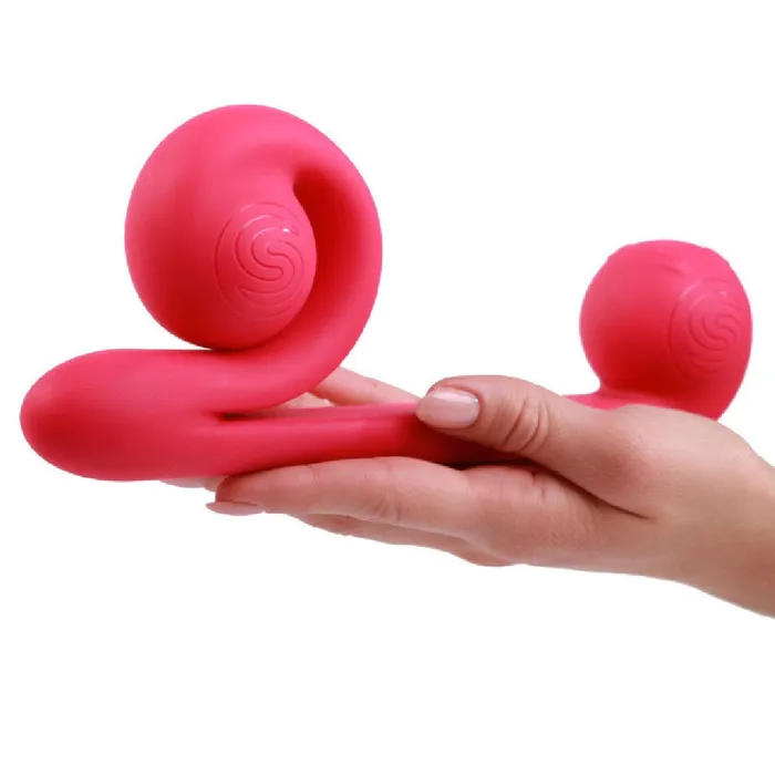 Snail Vibe Vibrators The Snail Silicone Waterproof Dual Stimulating Vibrator Pink Snail Vibe Vibrators The Snail Silicone Waterproof Dual Stimulating Vibrator Pink